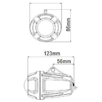 Ellipsoidal spotlight "Phonton"