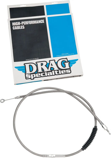 harley davidson fxs [DRAG SPECIALTIES] - Svært effektiv flettet clutchkabel i rustfritt stål - 0