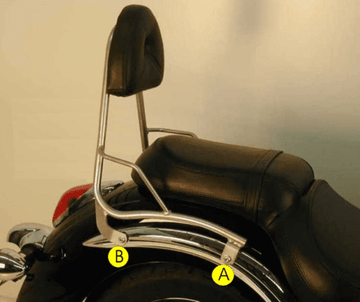 Kawasaki VN 900 CLA [2006-2017] - Sissybar uten bagasjebro - 0