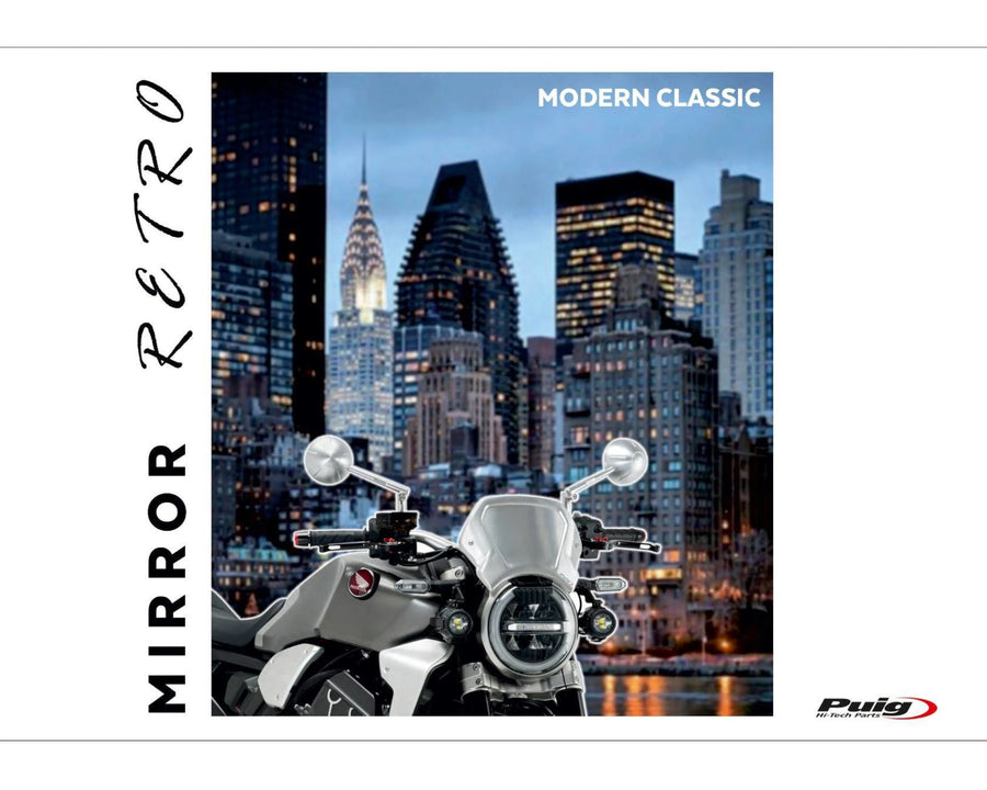 KTM 890 DUKE R [2025] – Retro bakspeil – Anodisert aluminium