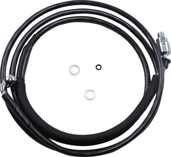 Harley Davidson Fltr [DRAG SPECIALTIES] - Hydraulisk clutchlinje i rustfritt stål