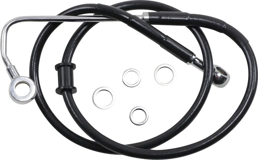 harley davidson flstc [DRAG SPECIALTIES] - Forlenget bremselinje i rustfritt stål