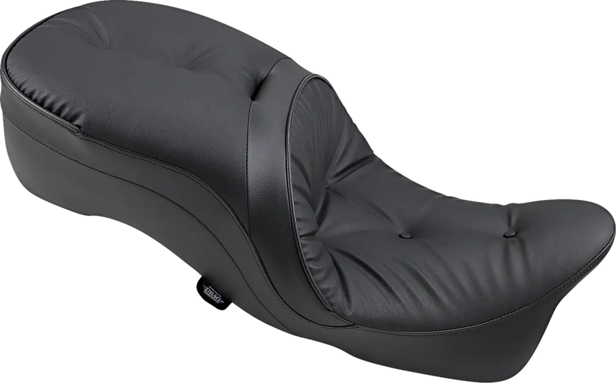 harley davidson touring [DRAG SPECIALTIES] – 2-delt skinnsete, ryggstøtte kompatibel, touring