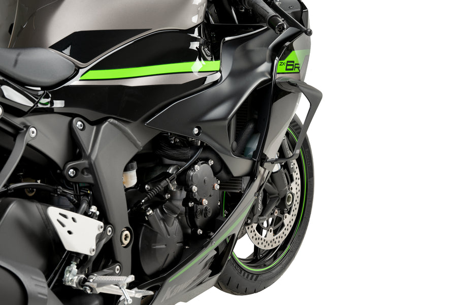 KAWASAKI ZX-6R NINJA [2025] – Race Side Spoiler – Svart