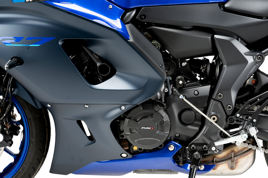 YAMAHA YZF-R7 [2025] – Engine Guard Track for Championship – Svart