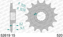 Ducati 698 Hypermotard Mono RVE [2024-2026] - Kettenkit 520XHR2 15/42-110 - Standard Kettenrad
