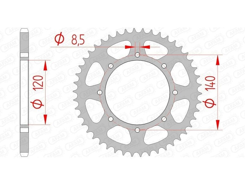 Kawasaki NINJA ZX-4RR [2023-2026] - Kettenkit 520 XSR4 - 14/48-114 - Standard Kettenrad Stahl