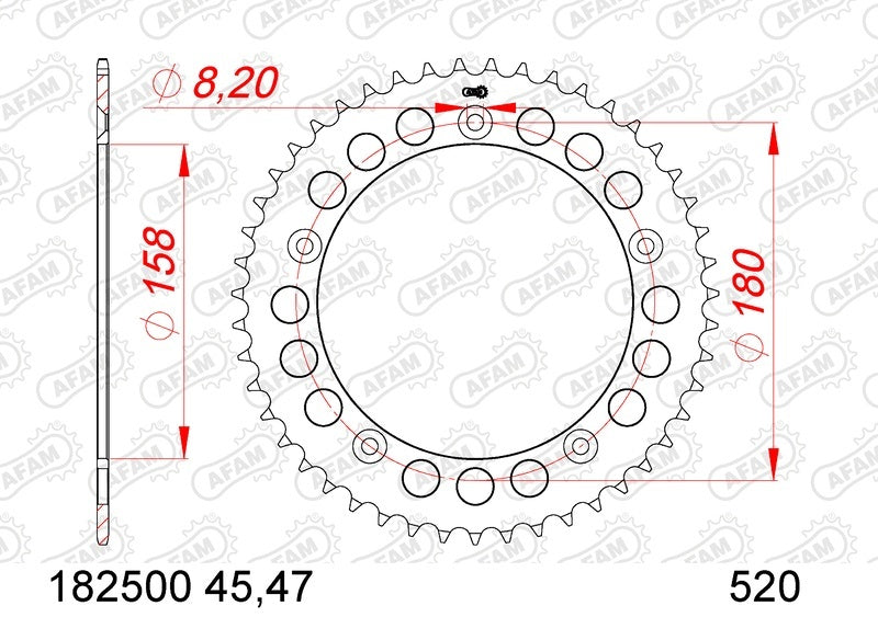 Voge 500 AC [2020-2023] - Kettenkit 520 XSR4 - 15/45-118 - Standard Kettenrad Stahl