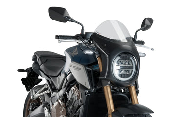 HONDA CB 650 R NEO SPORTS CAFE [2023] – Retro kåpeskjerm – Gjennomsiktig