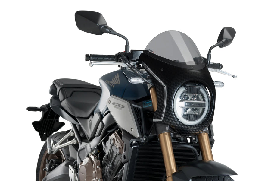 HONDA CB 650 R NEO SPORTS CAFE [2023] – Retro Fairing Screen – Svart