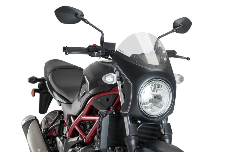SUZUKI SV 650 [2025] – Retro kåpeskjerm – Gjennomsiktig