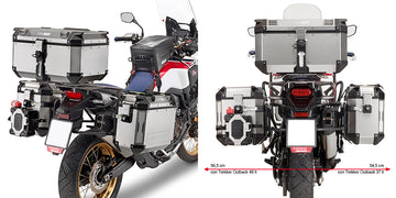 HONDA CRF 1000 L AFRICA TW [2016-2017] - Bagasjehylle for motorsykkel