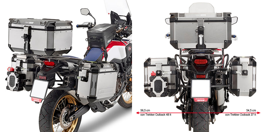 HONDA CRF 1000 L AFRICA TW [2016-2017] - Bagasjehylle for motorsykkel