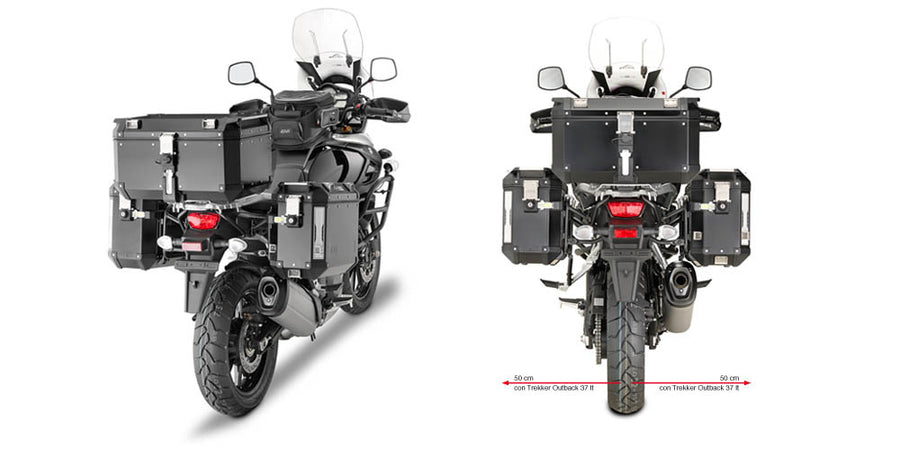 SUZUKI DL 1000 V STROM [2014] - Bagasjehylle for motorsykkel