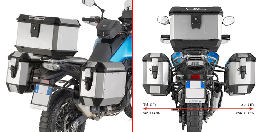 CF MOTO 450 [2024-2025] - Spesifikk etuiholder for MONOKEY sidevesker