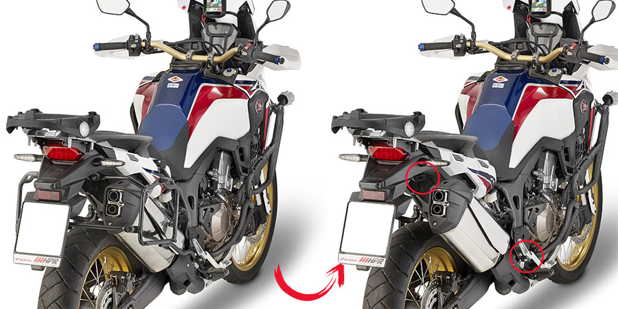 HONDA CRF 1000 L AFRICA TW [2016-2017] - Sideveskeholder med hurtigutløser