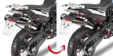 BMW F 800 GS [2008-2017] - Hurtigutløser sidekoffertholder