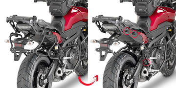 YAMAHA MT 09 TRACER [2015-2017] - Sideveskeholder med hurtigutløser