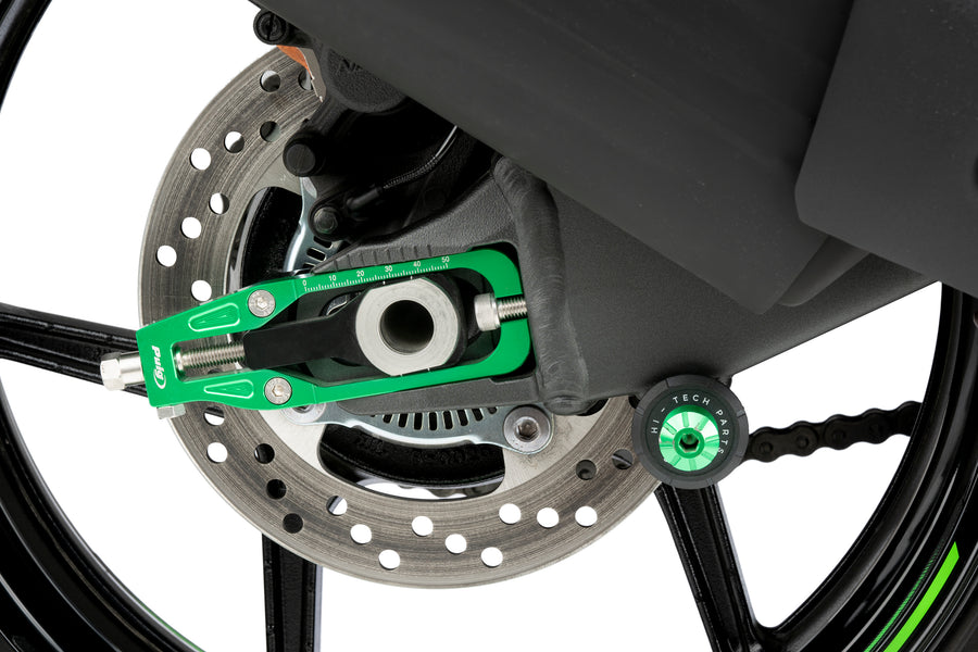 KAWASAKI ZX-6R NINJA [2025] – Puig kjedestrammer – sølv