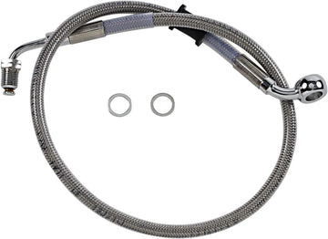 harley davidson flfb [DRAG SPECIALTIES] - Bremselinjesett i rustfritt stål - 0