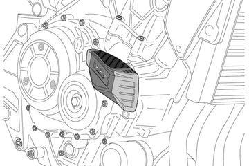 YAMAHA MT 07 [2019-2020] - Frame Protection Slider Pro 2.0