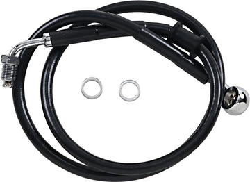 harley davidson flde [DRAG SPECIALTIES] - Forlenget bremselinje i rustfritt stål