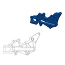 Husaberg FS 570 Supermoto [2010-2011] - Versatzhalterung für OEM-Bremssattel – Oberfläche: Blau – Bild 1