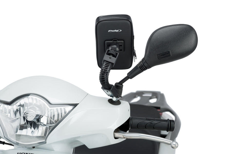 SYM SYMPHONY SR 50 [2025] – Mobiltelefonholder og beskyttelsesveske – Svart