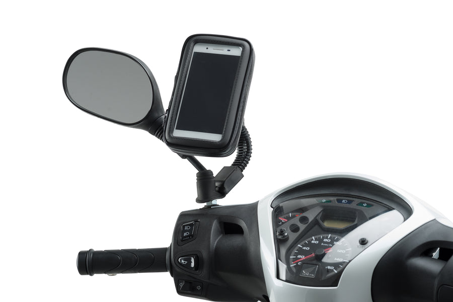 SYM SYMPHONY SR 50 [2025] – Mobiltelefonholder og beskyttelsesveske – Svart