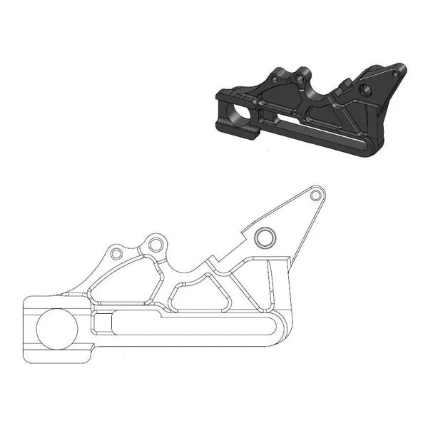 Husqvarna Fs 450 [2015-2017, 2022] - Versatzhalterung für OEM-Bremssattel – Bild 2