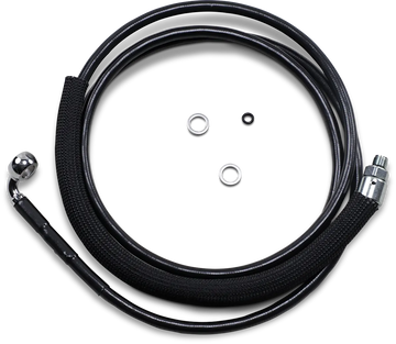 harley davidson fltr [DRAG SPECIALTIES] - Hydraulisk clutchlinje i rustfritt stål - 0