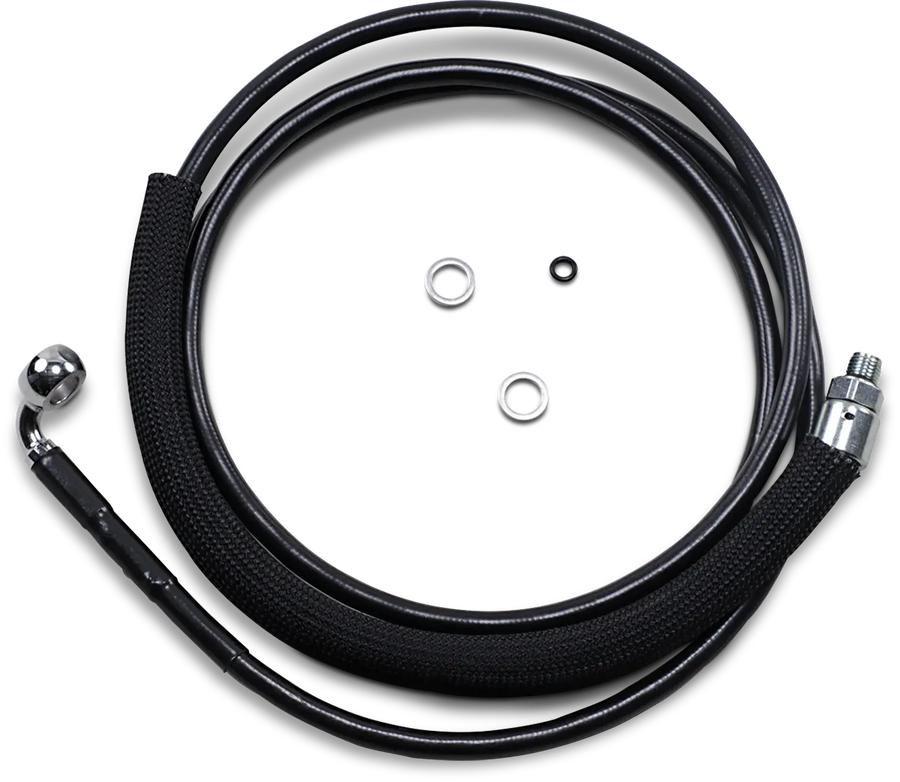 harley davidson fltr [DRAG SPECIALTIES] - Hydraulisk clutchlinje i rustfritt stål