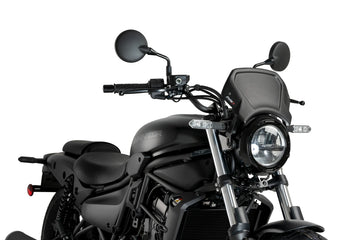 KAWASAKI ELIMINATOR 500 SE [2025] – ALU frontplate – svart - 0