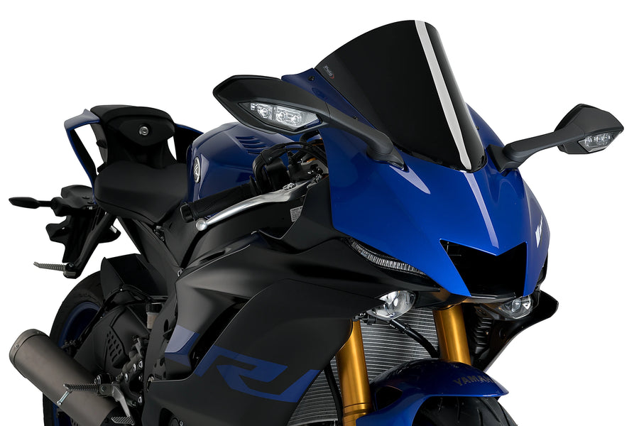 YAMAHA YZF-R6 RACE [2025] - PUIG R-Racer Scheibe | Schwarz | PUIG 3633N