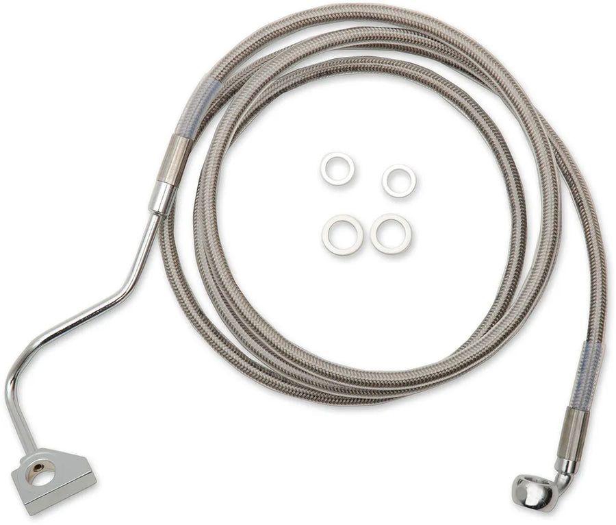 harley davidson fltr [DRAG SPECIALTIES] - Forlenget bremselinjesett i rustfritt stål