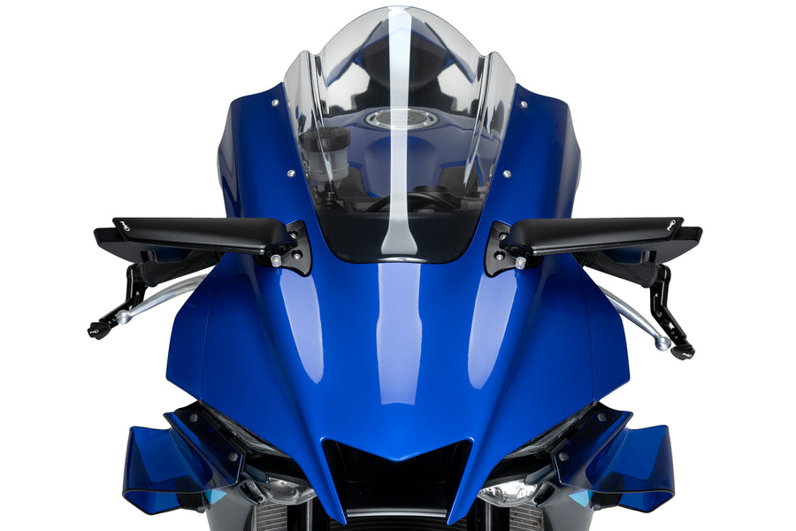 YAMAHA YZF-R1M [2025] – Ryggespeil Aileron – Svart