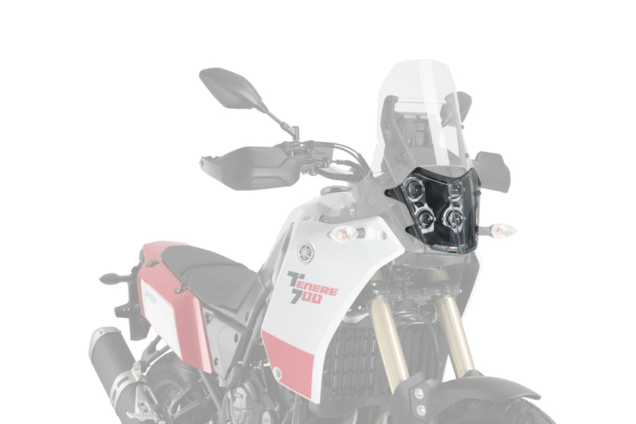 YAMAHA TENERE 700 EXPLORE EDITION [2025] – Frontlyktbeskytter – Gjennomsiktig