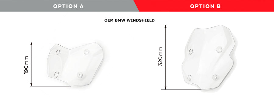 BMW F 750 GS [2024] – turskjerm – gjennomsiktig