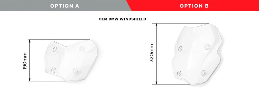 BMW F 750 GS [2024] – turskjerm – gjennomsiktig