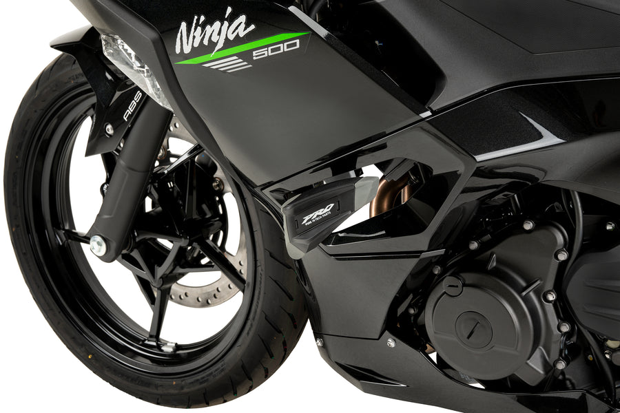 KAWASAKI NINJA 500 SE [2025] – Crash Pads PRO 2.0 – Svart