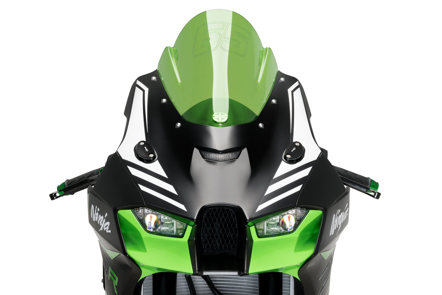 KAWASAKI ZX-10RR [2025] – Rear View Speil Caps – Svart