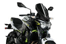 KAWASAKI Z 650 [2025] - New Generation Touring Windshield | Svart | PUIG 3865N