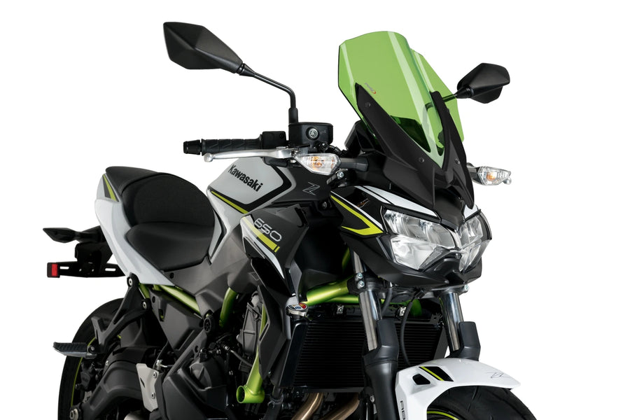 KAWASAKI Z 650 [2025] - New Generation Touring Windshield | Grønn | PUIG 3865V