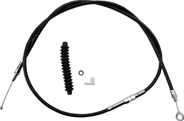 Harley Davidson Flhrxs [DRAG SPECIALTIES] - høyeffektiv svart vinyl clutchkabel