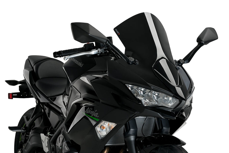 KAWASAKI NINJA 650 [2025] - R-Racer-skjerm | Svart | PUIG 3880N