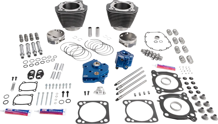 Harley-Davidson FLHCS 1923 Softail Heritage Classic 117 [2026] - 132" Power Package Motorleistungs-Kit – Oberfläche: Black Granite – Bild 1