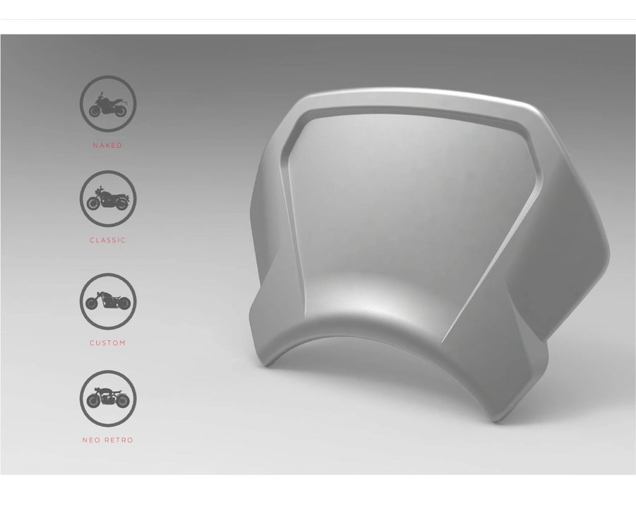 YAMAHA XSR 900 [2021] – ALU frontplate – sølv