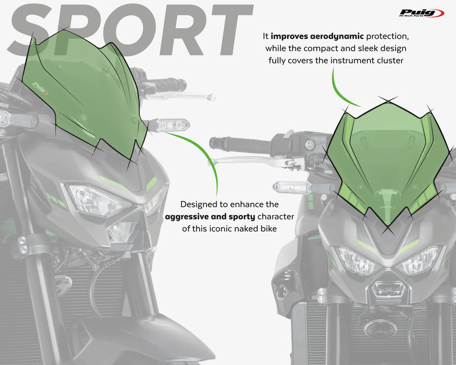 KAWASAKI Z 900 SE [2025] – Ny generasjon Sport – Gjennomsiktig
