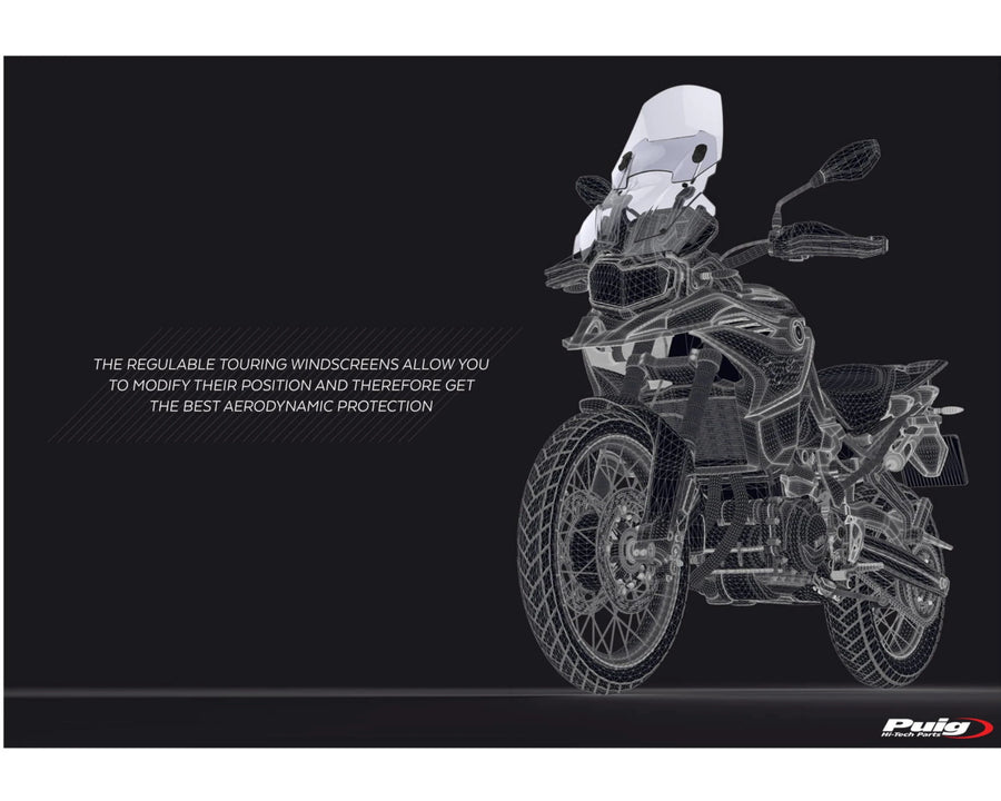 BMW F 750 GS [2024] – Justerbar frontrute – Tonet