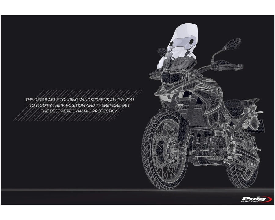 BMW F 750 GS [2024] – Justerbar frontrute – kraftig tonet